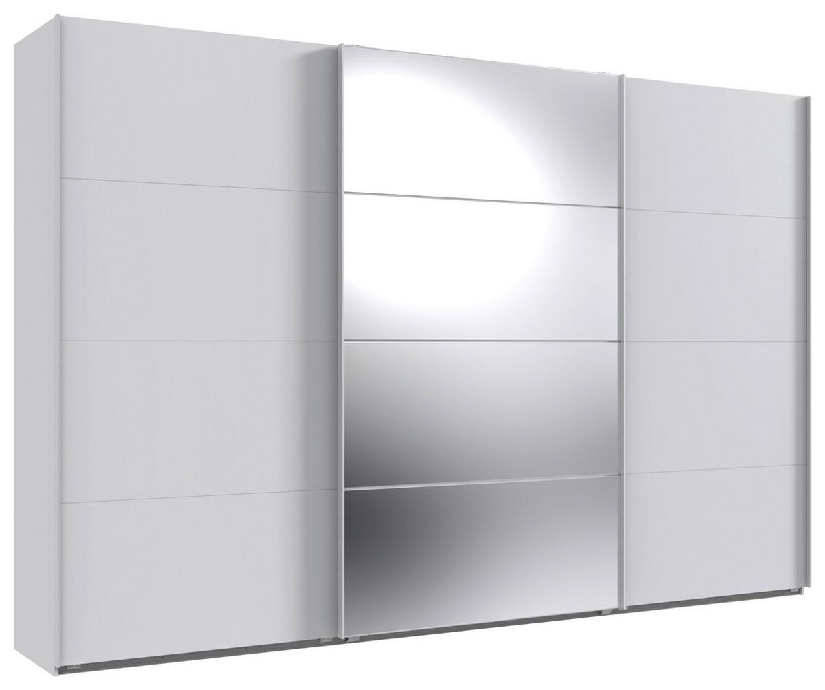 Ormar S Kliznim Vratima Norderstedt - bijela, Moderno, staklo/drvni materijal (360/236/64cm) - Modern Living