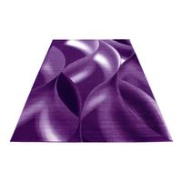 Tkana Preproga Plus, Vijolična Ca. 160x230cm - lila/bela, Design, tekstil (160/230cm) - Novel