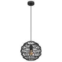 Svjetiljka Viseća 15689h Senni - crna, Basics, papir/metal (29/120cm) - Globo