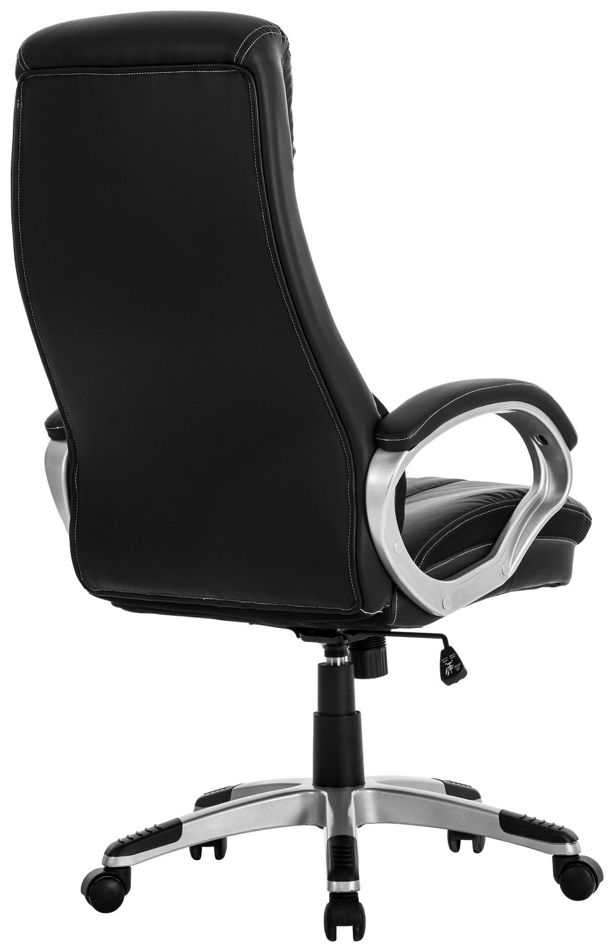 Uredska Stolica Graz - crna, Moderno, tekstil/plastika (68/124/79cm) - Modern Living