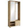 Garderobe Dino ca. 90x190 cm Eiche Artisan - Eiche Artisan, Trend, Holzwerkstoff (90/190/33cm) - P & B