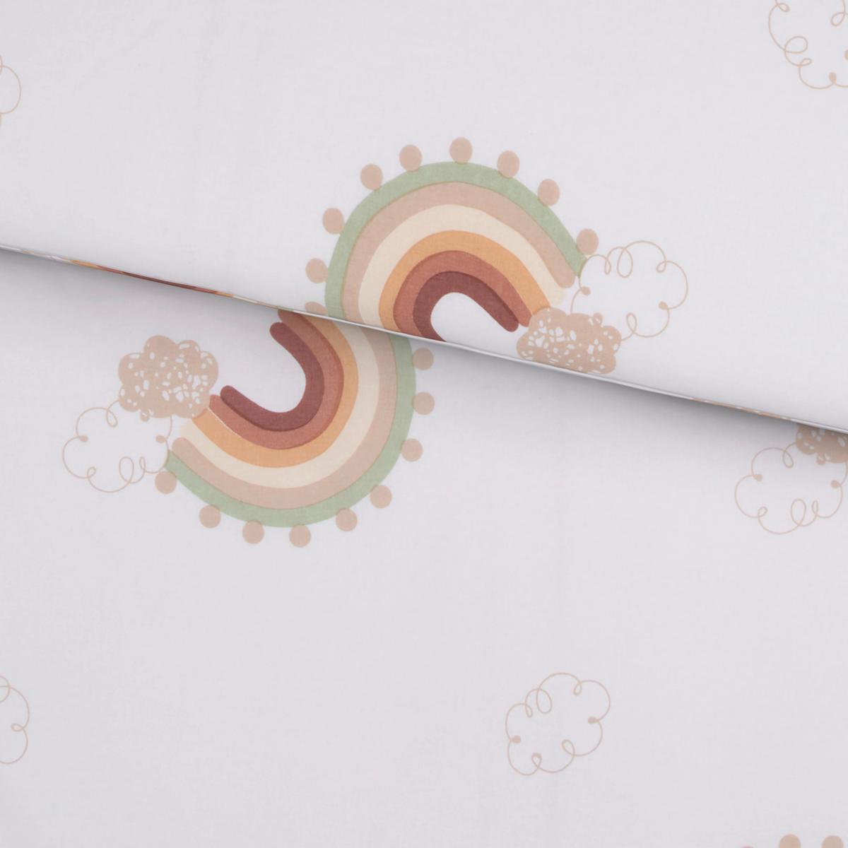 POŚCIEL NIEMOWLĘCA RAINBOW2 - różnokolorowy, Basics, tkanina (100/135cm) - My Baby Lou