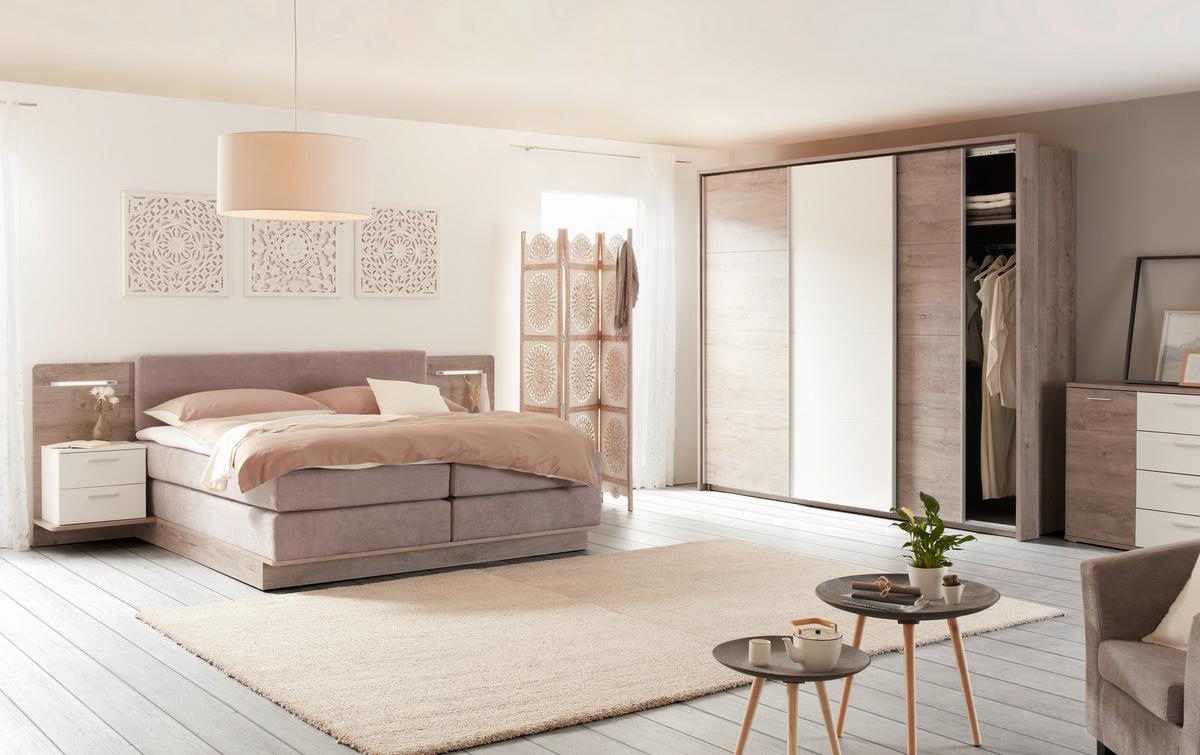 Paravent in Braun/Weiß - Braun/Weiß, ROMANTIK / LANDHAUS, Holz/Holzwerkstoff (150/180/2cm) - Mömax