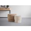 PALLSET SUSA -TREND- - beige/taupe, Romantik / Lanthus, trämaterial/textil (56/40/56/40/42/38cm) - Premium Living