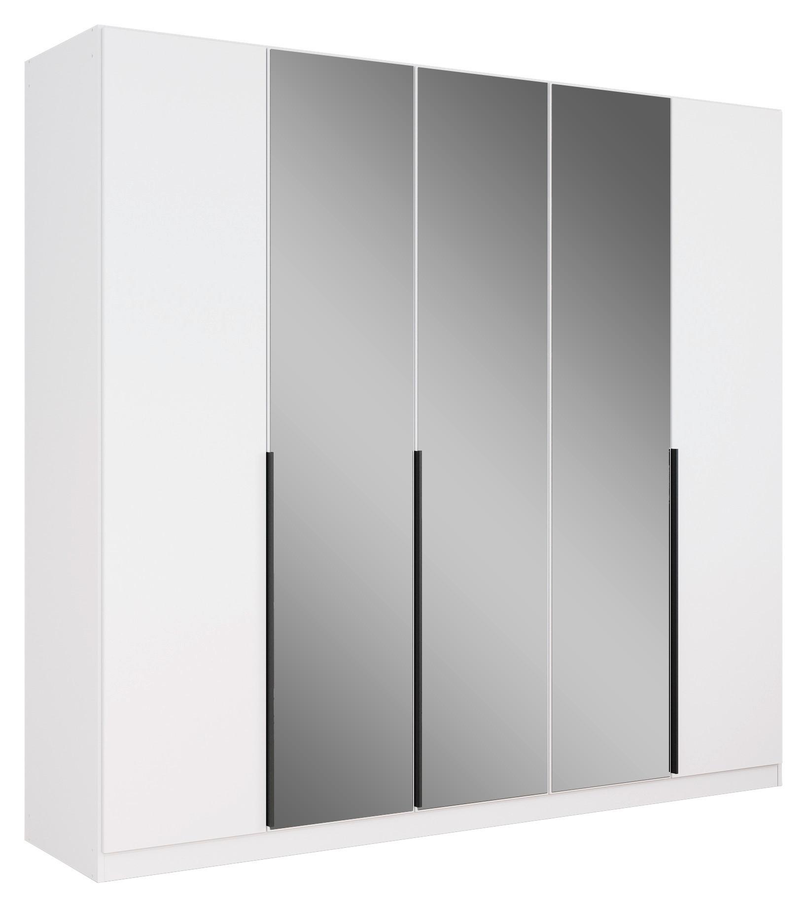 Ormar S Klasičnim Vratima Skyla - bijela/siva, Moderno, drvni materijal/metal (226/210/54cm) - Modern Living