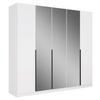Ormar S Klasičnim Vratima Skyla - bijela/siva, Moderno, drvni materijal/metal (226/210/54cm) - Modern Living