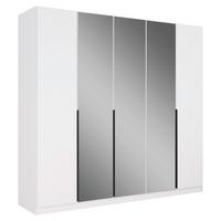 Ormar S Klasičnim Vratima Skyla - bijela/siva, Moderno, drvni materijal/metal (226/210/54cm) - Modern Living