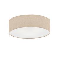 Deckenleuchte Thor Sandfarben max. 120 Watt - Sandfarben, Design, Kunststoff/Textil (40/40/12cm) - Fischer & Honsel