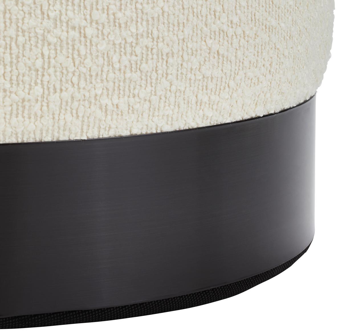 HOKER SUNNY - biały/czarny, Trend, materiał drewnopochodny/metal (40/40/40cm) - Xora