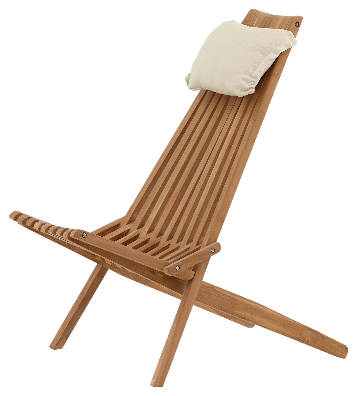 LOUNGESESSEL KENYA - Goldfarben, KONVENTIONELL, Holz (86/100/68cm) - Gardenson