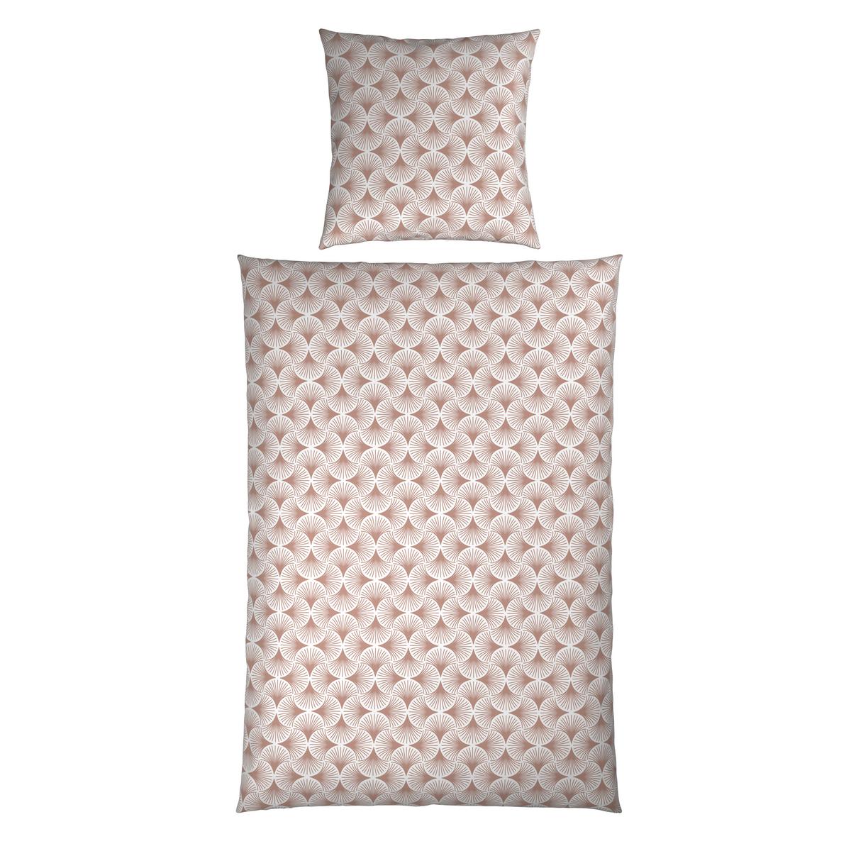 Bettwäsche Silva Beige ca. 135x200cm - Beige, KONVENTIONELL, Textil (135/200cm) - Mömax