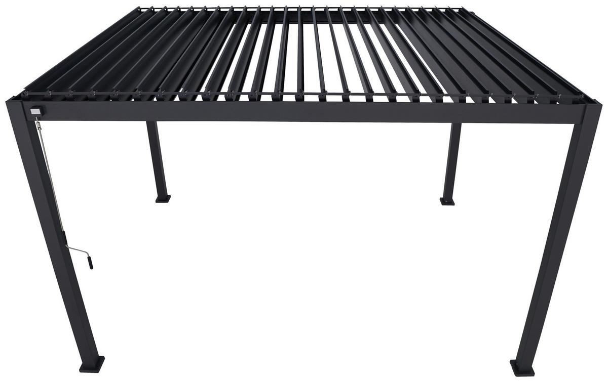 Pergola Mirador Anthrazit ca. 400x250x300 cm - Anthrazit, MODERN, Metall (400/250/300cm) - Gardenson