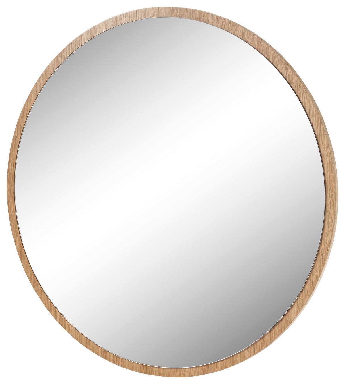 LUSTRO ŚCIENNE AGRA - kolor dębowy, Natur, materiał drewnopochodny/drewno (75/75/2cm)