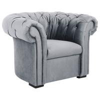 Fotelj Cupido, Siva - siva/črna, Design, tekstil/les (114/78/91cm) - MID.YOU