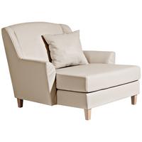 XXL-SESSEL JUDITH - Beige/Naturfarben, MODERN, Holz/Holzwerkstoff (136/107/142cm) - Max Winzer