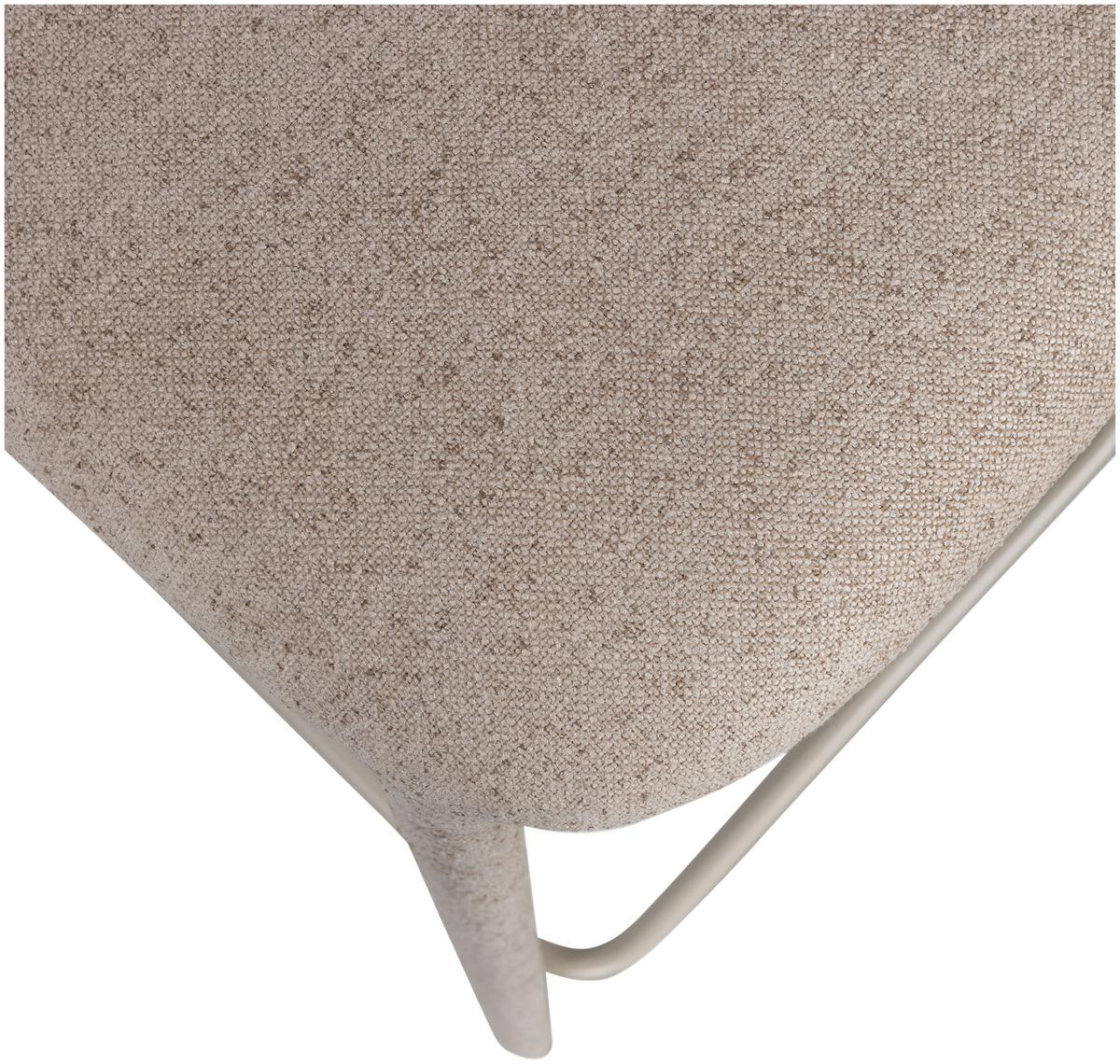 Barhocker Noble Sandfarben B: 48cm - Sandfarben, MODERN, Textil (48/95/52cm) - Livetastic