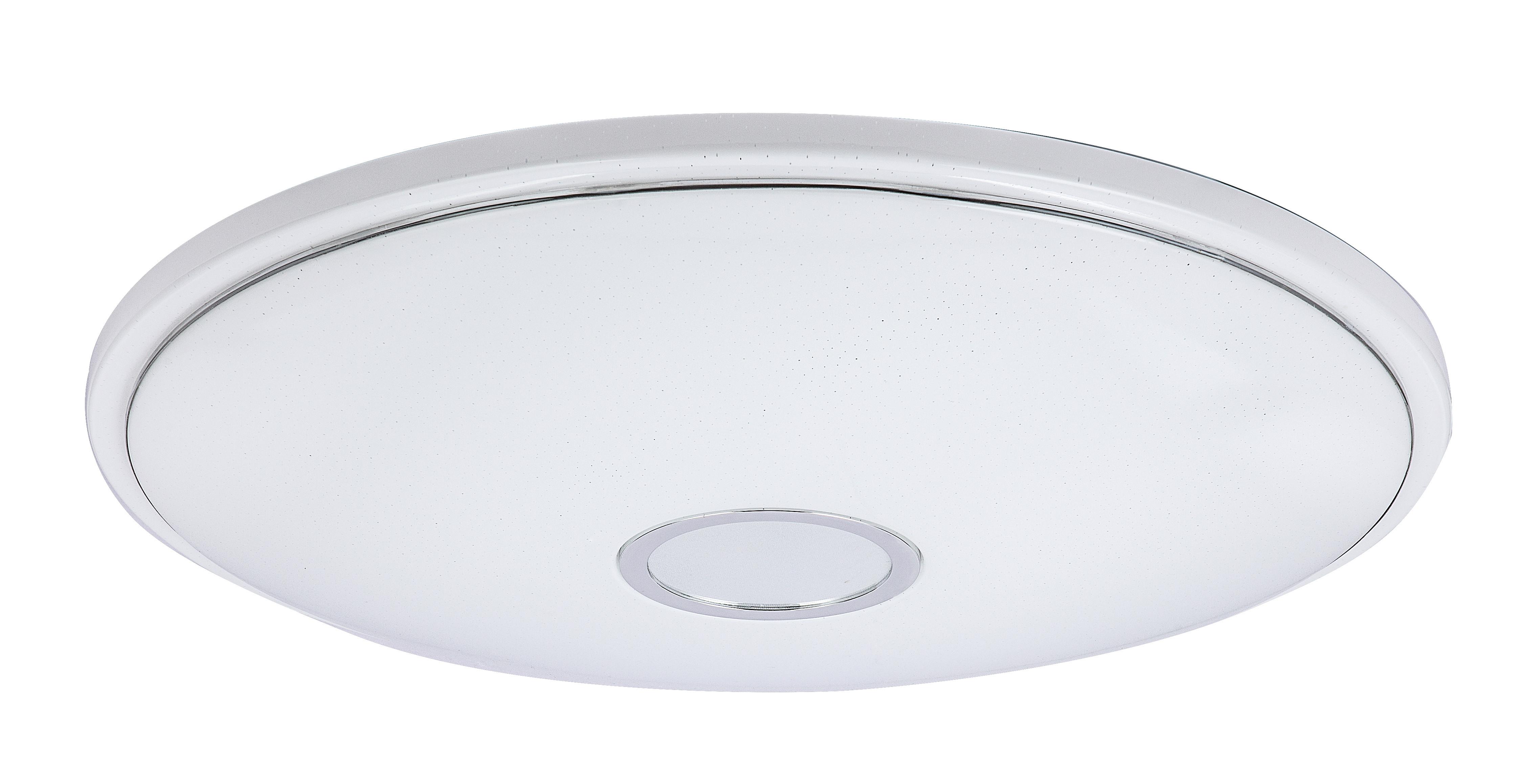 LED-DECKENLEUCHTE 41386-30 - Weiss/Opal, Basics, Kunststoff/Metall (68/10cm) - Globo