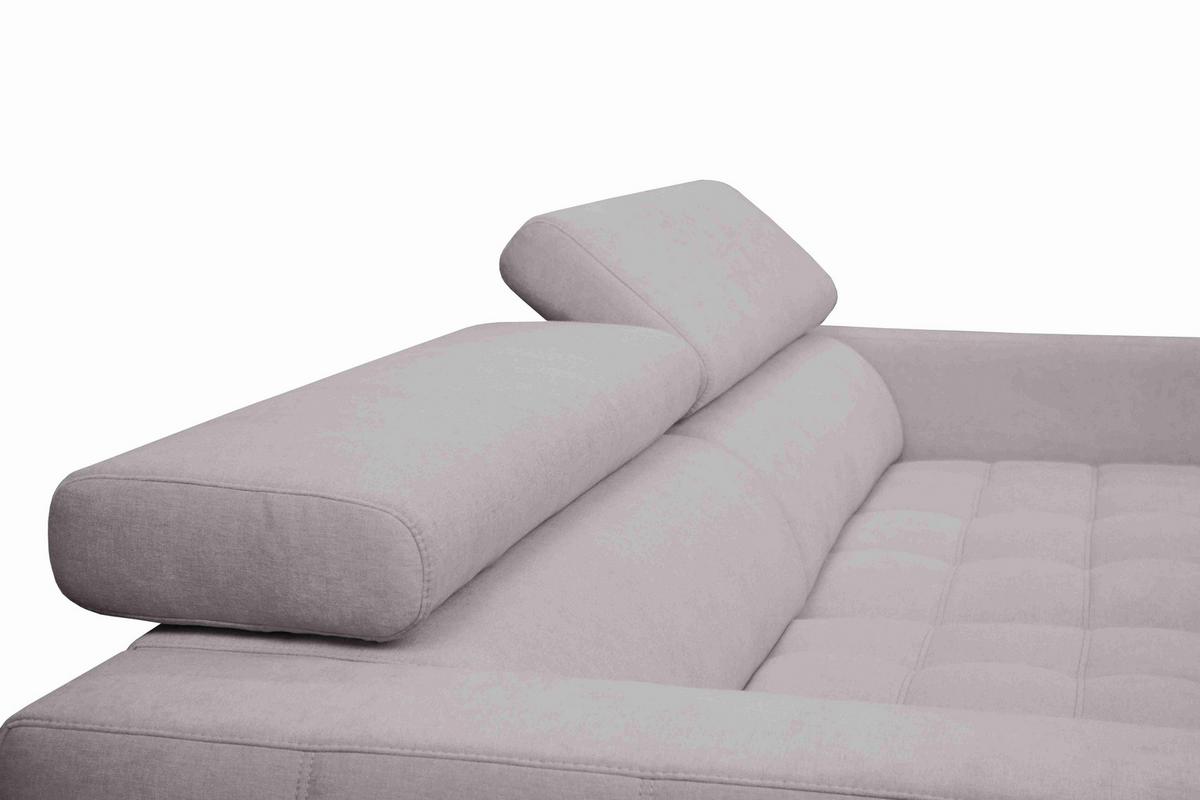 Sarokkanapé Aspen - szürke, Konventionell, faalapú anyag/textil (264/192cm)