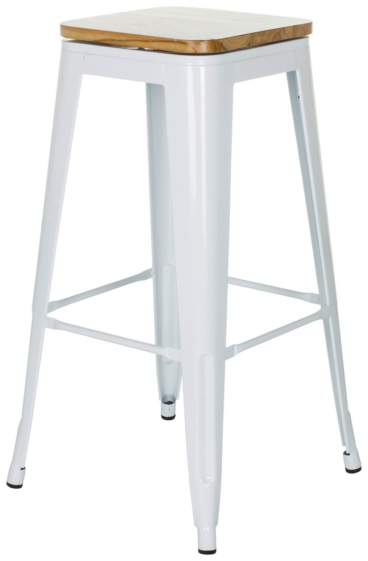 Barski Stol Vantaggio High Ws, Bela - bela, Moderno, kovina/les (44/77/44cm) - MID.YOU