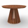 UTDRAGBART BORD ENNIO - valnötsfärgad, Modern, metall/trämaterial (120-200/120/75cm) - Bessagi Home