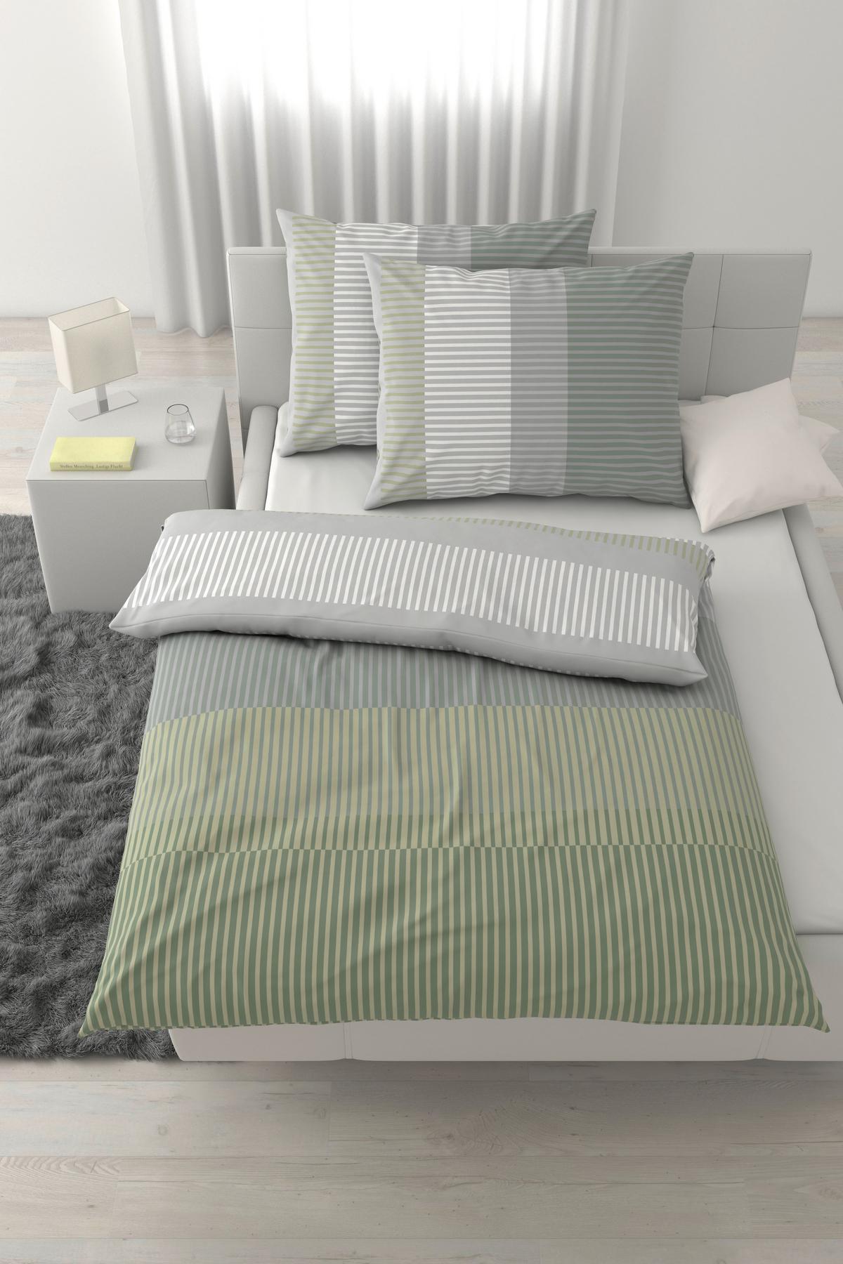 Posteljnina Hannes Xxl - gozdno zelena, tekstil (200/200cm) - Mömax