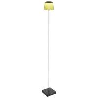 Akku-Stehleuchte Gregoir Schwarz/Dunkelgrün max. 4 Watt - Dunkelgrün/Schwarz, Design, Kunststoff/Metall (14/14/120cm) - Globo