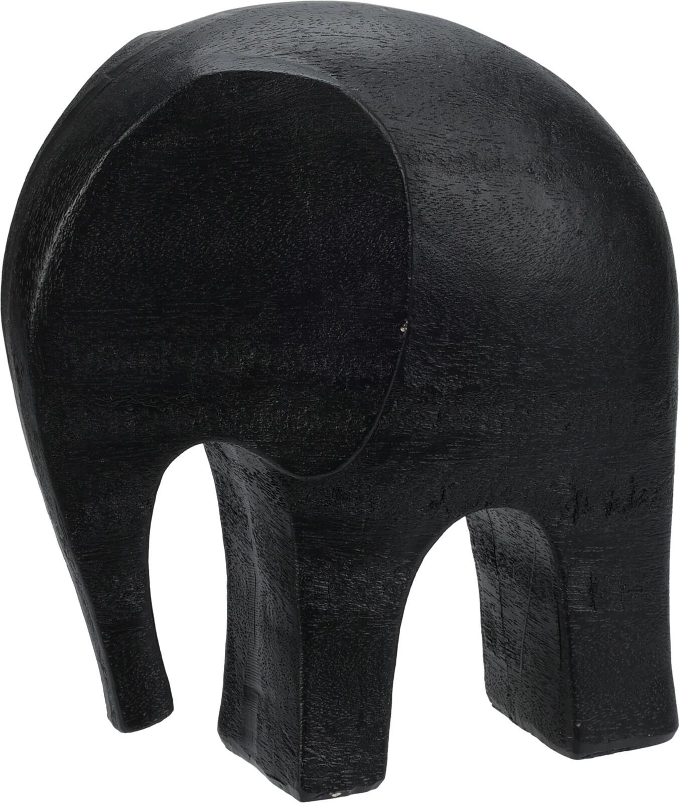 Elefant decorativ Black - Basics (14/7/15cm)
