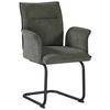 CHAISE ACCOUDOIRS NOVA - vert/noir, MODERN, métal/textile (63/90/61cm) - Mömax