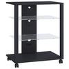 Stojalo Za Tv Folas, Črna - črna, Basics, umetna masa/leseni material (60/70/41cm) - MID.YOU