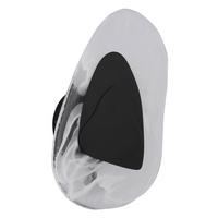 LED-WANDLEUCHTE 78411S DORSEY - Klar/Weiss, Design, Glas/Metall (20,3/31,5cm) - Globo