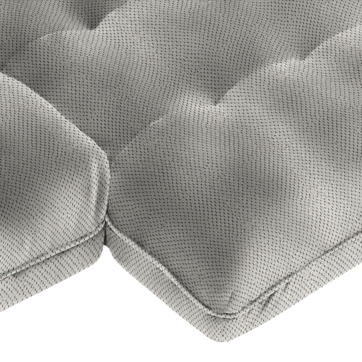 Wohnlandschaft Vivo Lavagrau - Lavagrau/Schwarz, MODERN, Kunststoff/Textil (317/63/179cm) - Premium Living