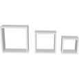 Raft De Perete Simple 3 - alb, Modern, plastic (30-27-24/30-27-24/12cm) Raft De Perete Simple 3 - alb, Modern, plastic (30-27-24/30-27-24/12cm)