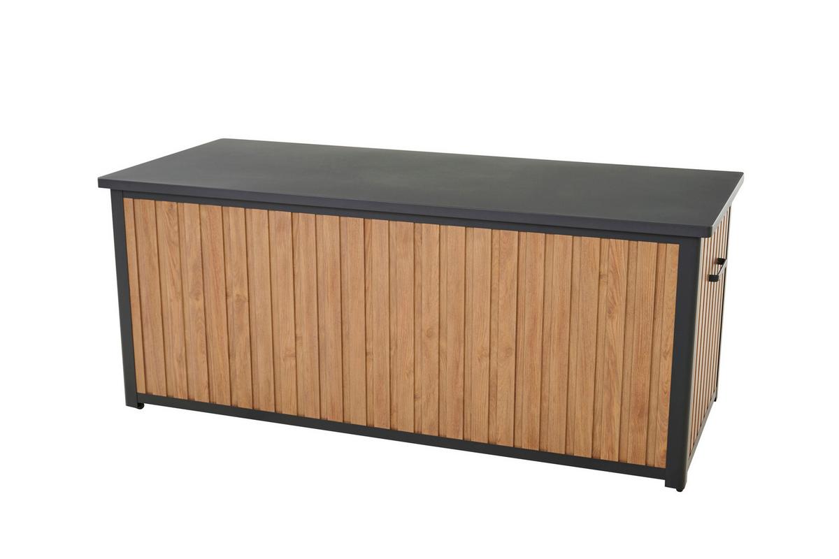 KISSENBOX SABANO KIBOX - Braun, MODERN, Metall (79/75/181cm) - Siena Garden