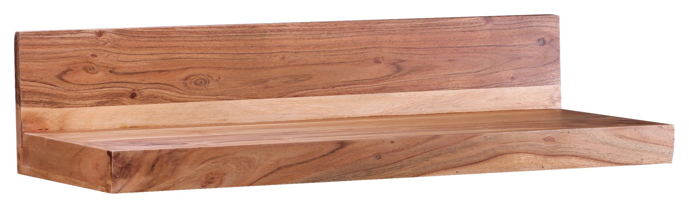 Stenski Regal Mumbai - barve akacije, Moderno, les (110/17/24cm) - MID.YOU