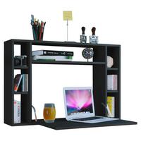Laptoptisch Wandila Schwarz ca. 90x20x60cm - Schwarz, KONVENTIONELL, Holzwerkstoff (90/20/60cm) - MID.YOU