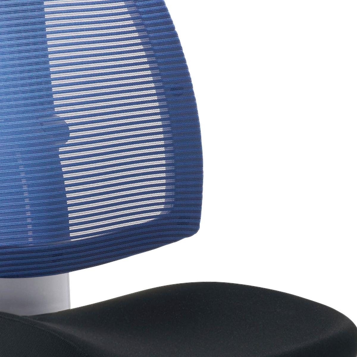 Drehstuhl My Flexo Blau/Schwarz - Blau/Schwarz, MODERN, Kunststoff/Textil (59/90/65cm) - MID.YOU