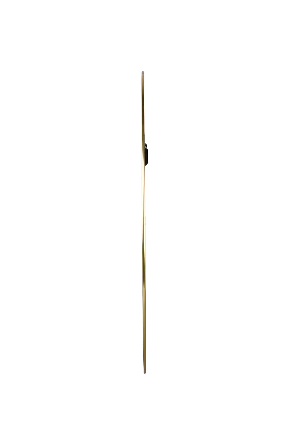Wandspiegel Esra Goldfarben - Goldfarben, Modern, Glas/Metall (50cm) - Mömax