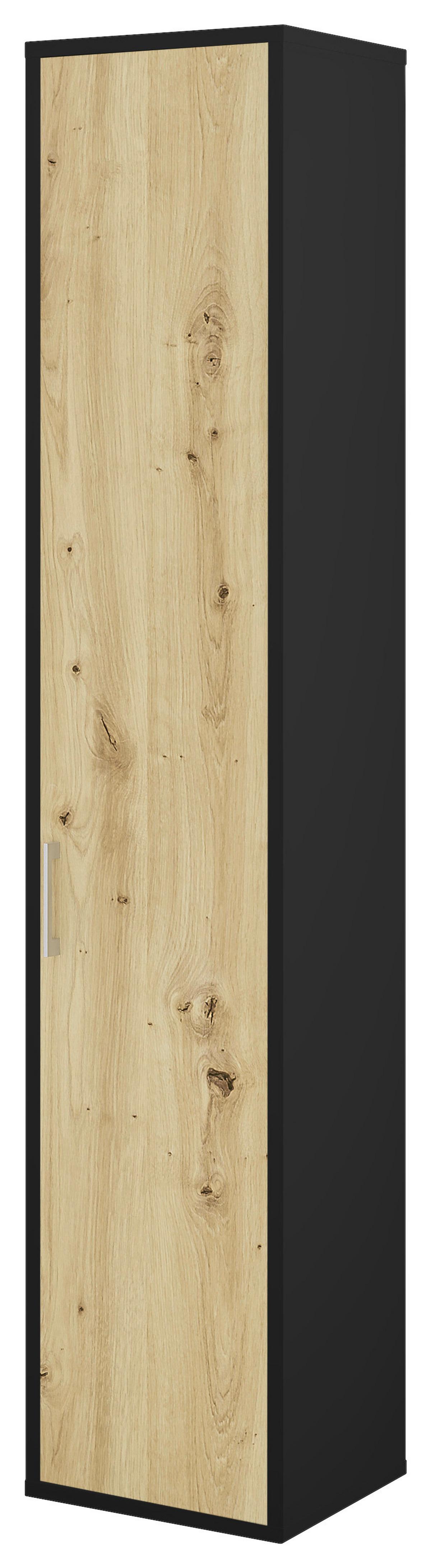 Tür Big Profi Office - Alufarben/Eiche Artisan, Modern, Holzwerkstoff/Metall (38/211/40cm) - Mömax