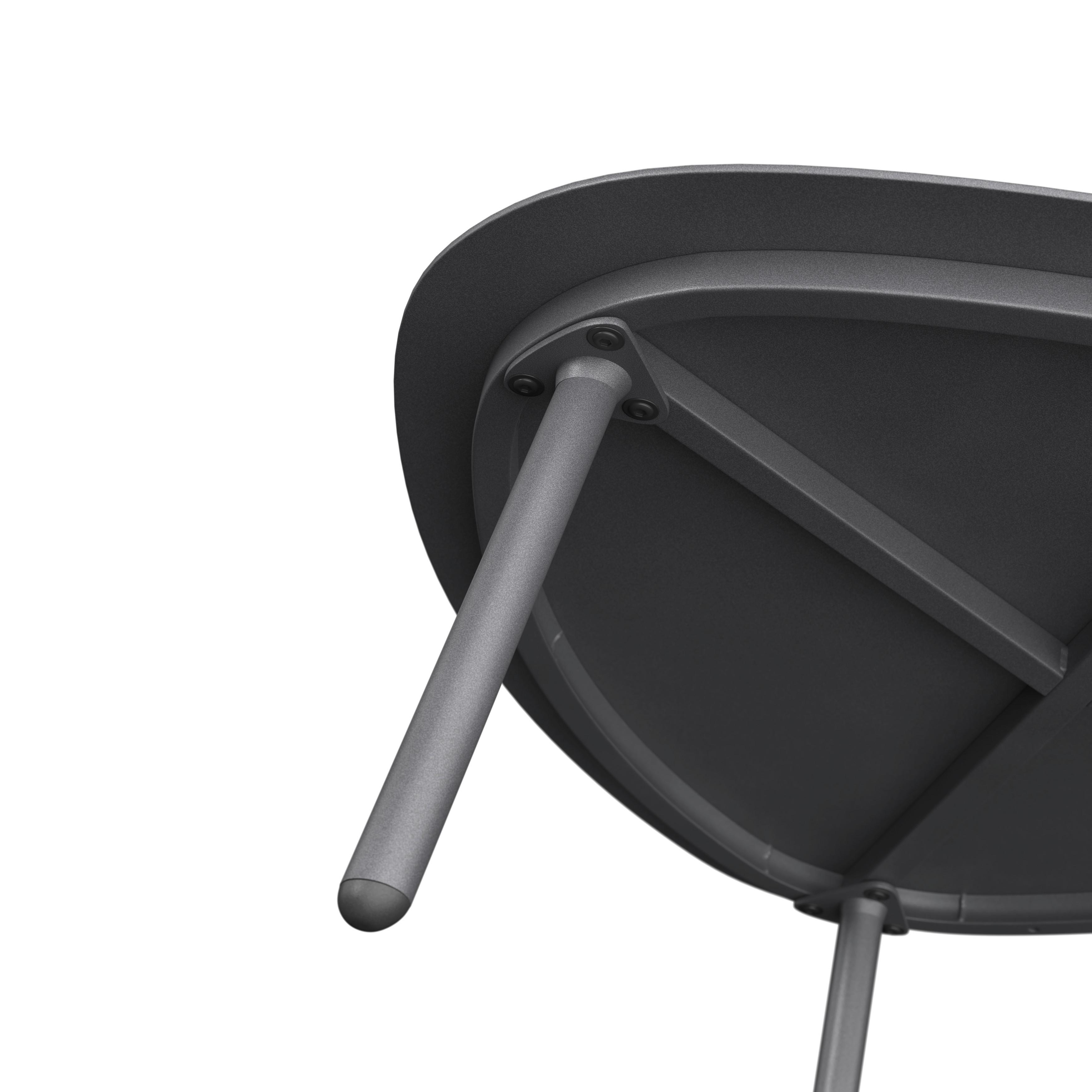 SIDOBORD SET LEONIE - antracit, Basics, metall (90/91/35cm) - Mömax