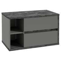 Bază pentru lavoar Camillo - antracit/negru, Modern, material pe bază de lemn (80/48/46cm) - Mömax