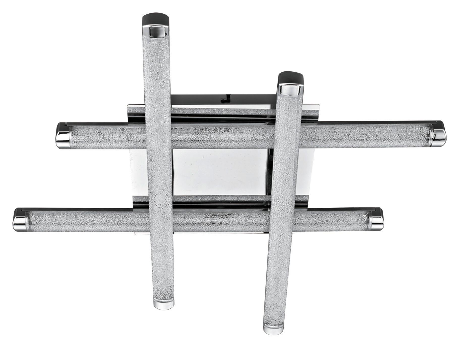 LAMPA SUFITOWA LED GIGA III *SBN* - przejrzysty, Konventionell, tworzywo sztuczne/metal (50,5/50,5/7cm) - Novel