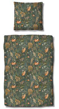 Lenjerie de pat Nora, cca. 140x200/50x70 cm - verde, Modern, textil (140/200cm) - Mömax