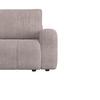HÖRNSOFFA GIA - ljusgrå/svart, Modern, trä/textil (261/197cm) - Bessagi Home