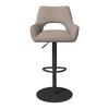 BARPALL TAMI - svart/cremefärgad, Modern, metall/trä (46/107/51cm) - Bessagi Home