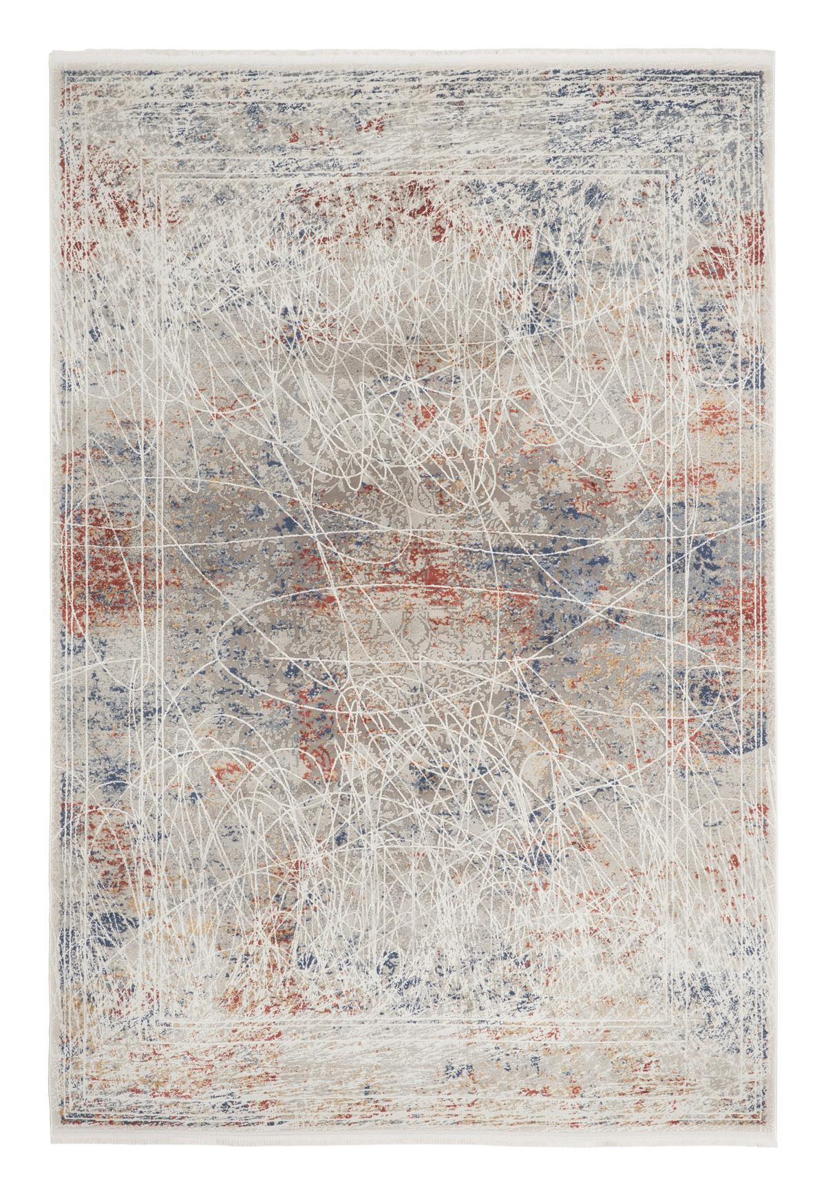 Webteppich Florenz 2 Grau ca. 160x230cm - Grau, MODERN, Textil (160/230cm) - Premium Living
