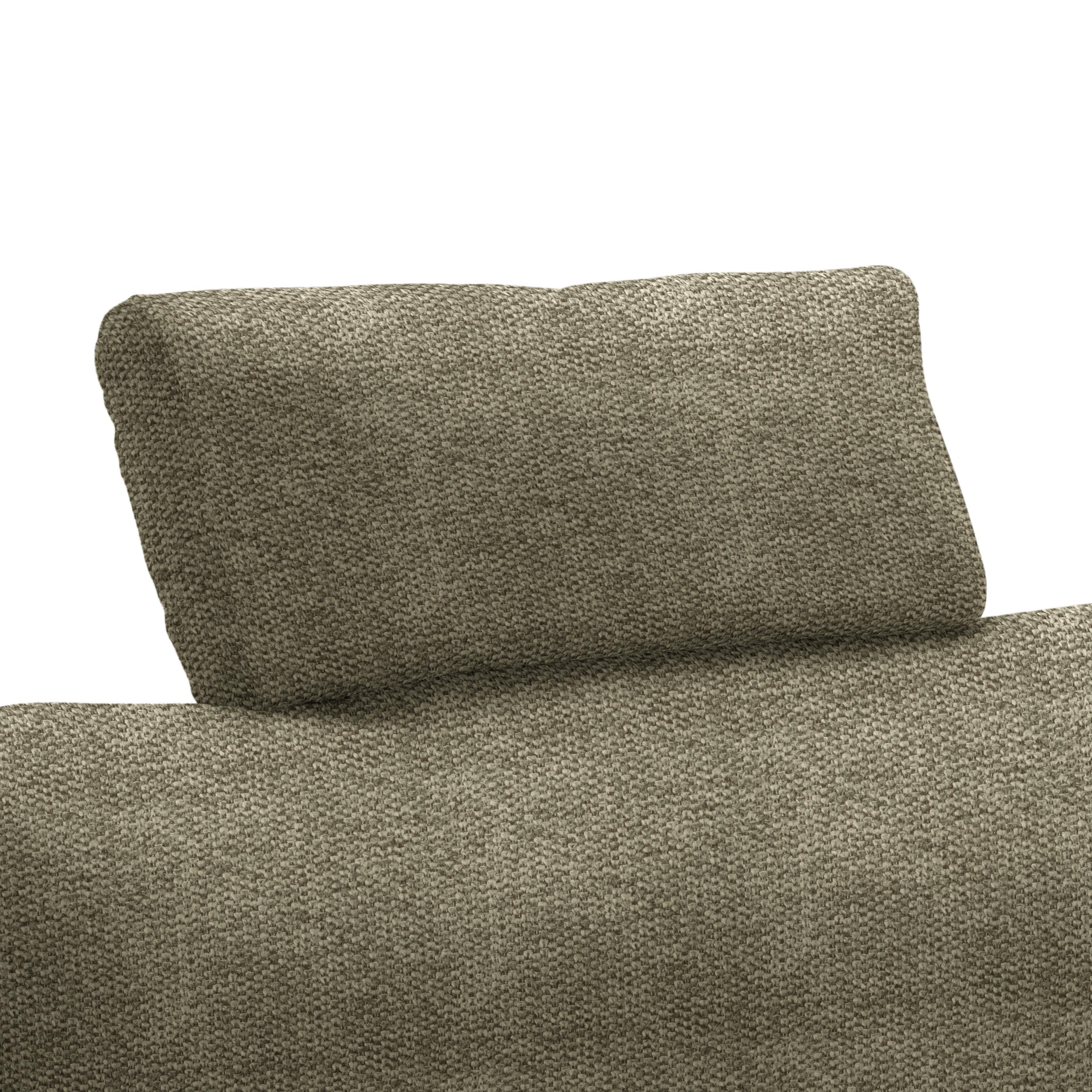 Tetiera LILLE - măsliniu, Modern, textil (58/23/10cm) - Best Price