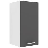 Kuhinjska Zgornja Omarica Esilo, Siva, Bela - bela/barve aluminija, Konvencionalno, kovina/leseni material (30/60/31cm) - MID.YOU