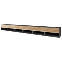 Nizka Omarica Vera, Antracit, Barva Kostanja, Z Osvetlitvijo - siva/antracit, Trend, umetna masa/leseni material (300/30/31cm) - P & B