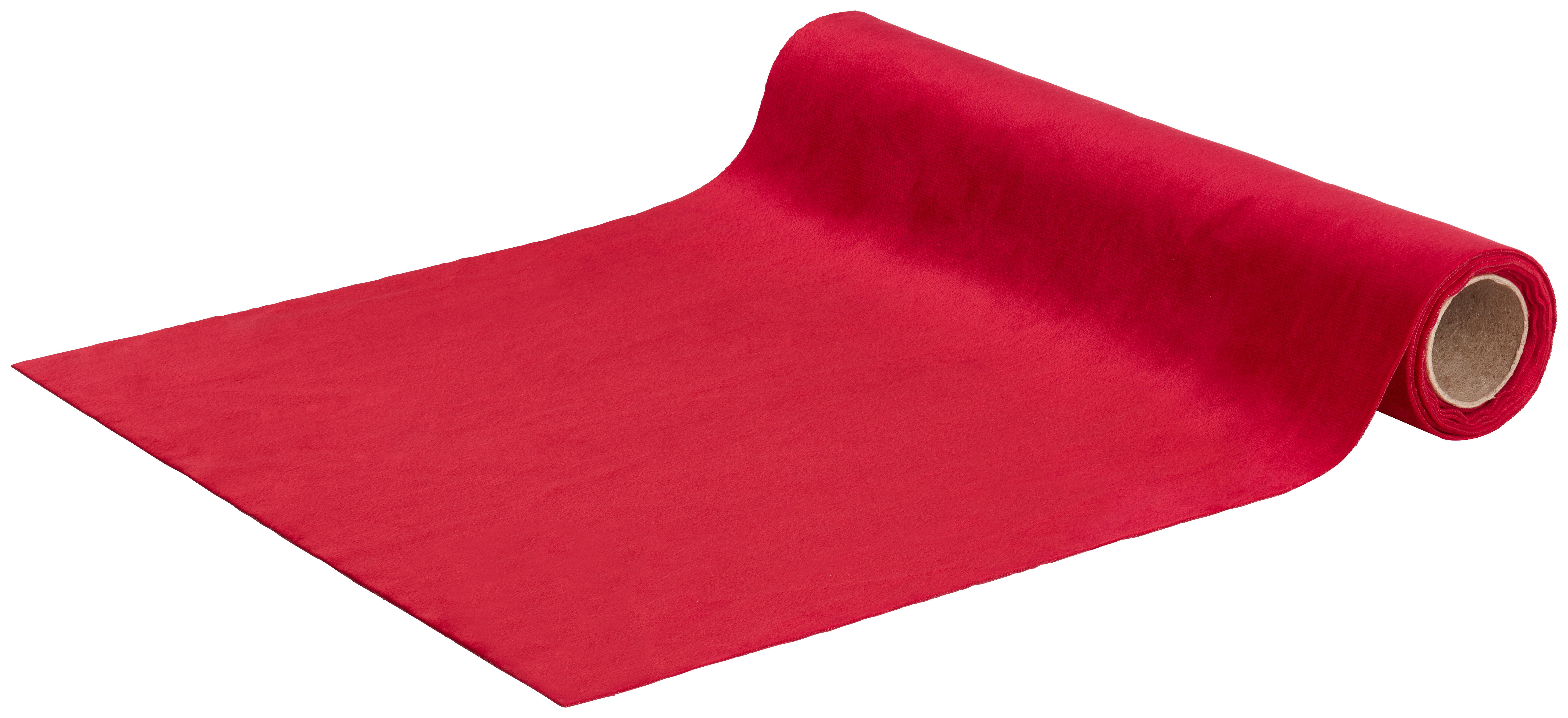Dekostoff Viola Rot ca. 35x180cm - Rot, Konventionell, Textil (35/180cm) - Modern Living