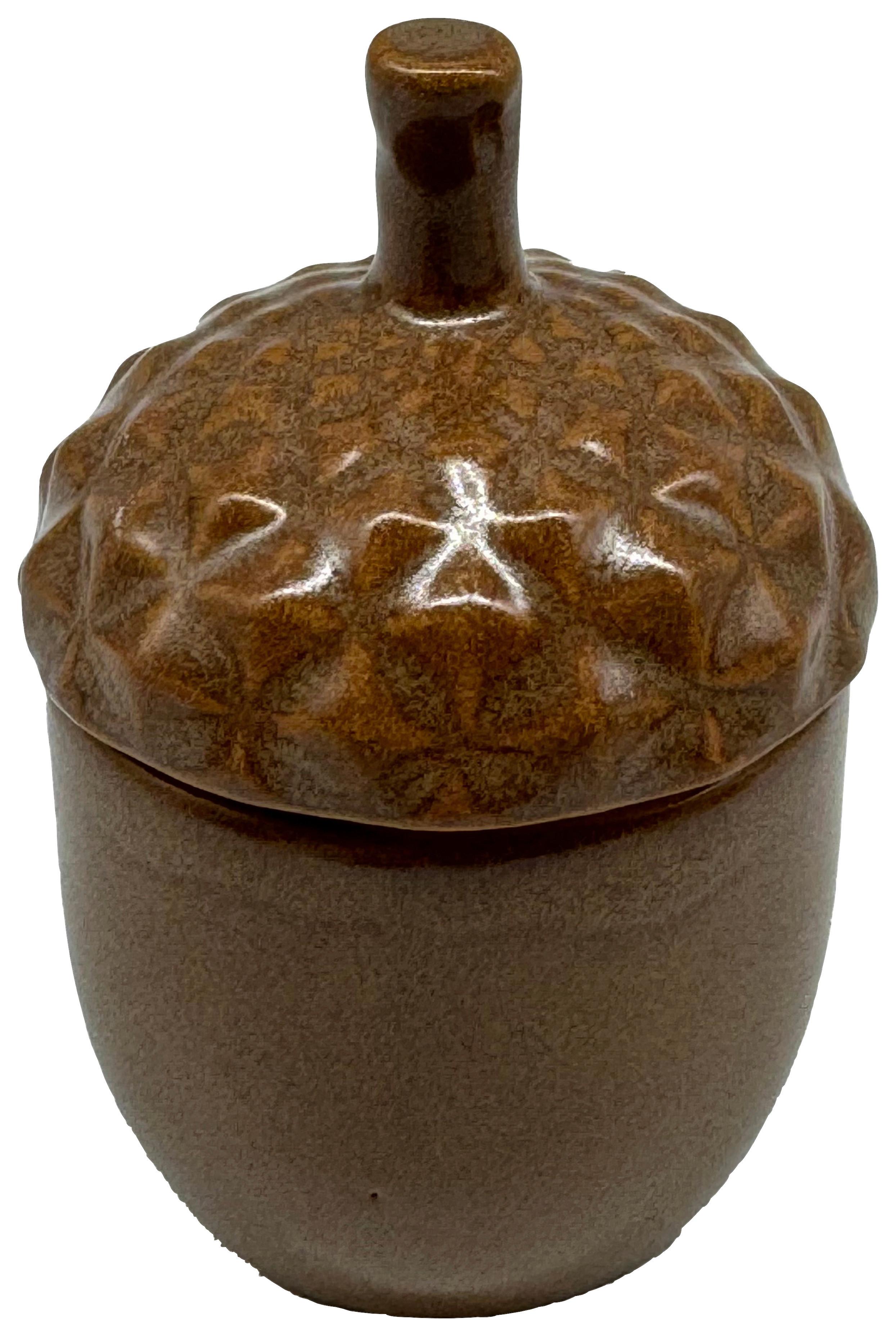 Tannenzapfen Nouri Braun ø ca. 7,5cm - Braun, KONVENTIONELL, Keramik (7,5/12,2cm) - Mömax